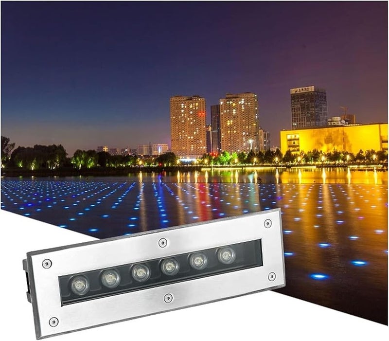 ضوء LED الفيضاني الأزرق 5 واط IP65 مقاوم للماء مستطيل الشكل للإضاءة الخارجية والمناظر الطبيعية المدفونة - Image 3